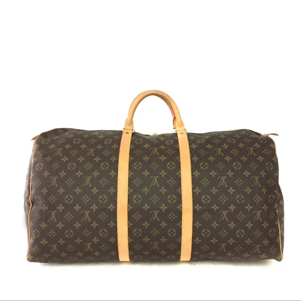 ⭐️SOLD on 9:18/23 Louis Vuitton Monogram Keepall 60 Travel Luggage Bag - Picture 4 of 17